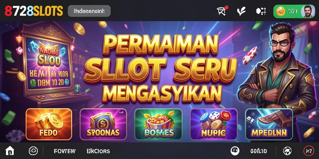 Gameplay seru 8728SLOTS dengan grafis menarik dan fitur bonus.