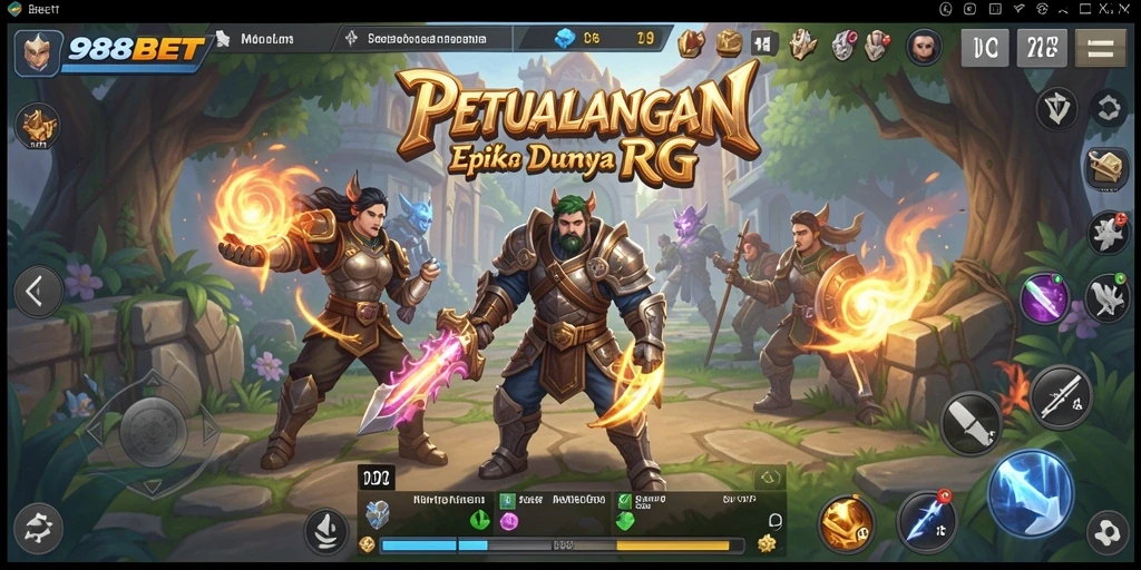 Screenshot gameplay dari <strong>988BET</strong> menampilkan aksi seru dan karakter yang menarik.