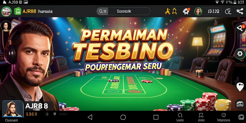 Tampilan permainan Kasino yang seru dan menarik di AJR88.