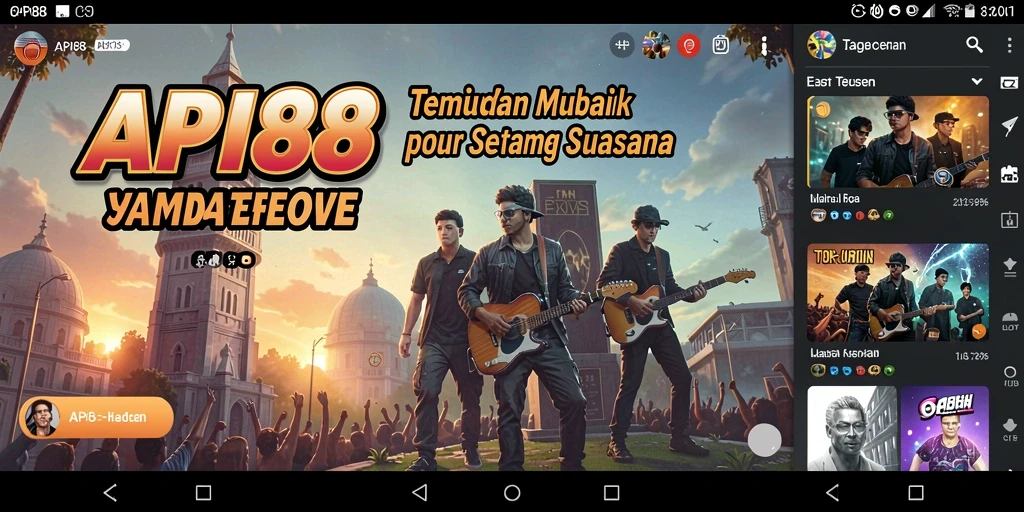 Tampilan gameplay API88 yang menampilkan berbagai pilihan musik.