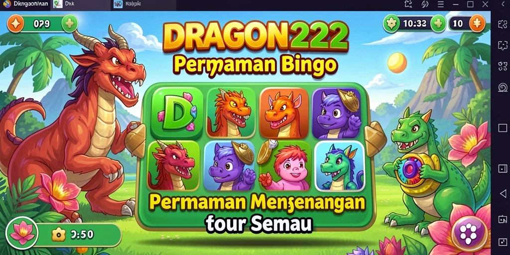 Tampilan gameplay menarik dari DRAGON222 dengan fitur Bingo.