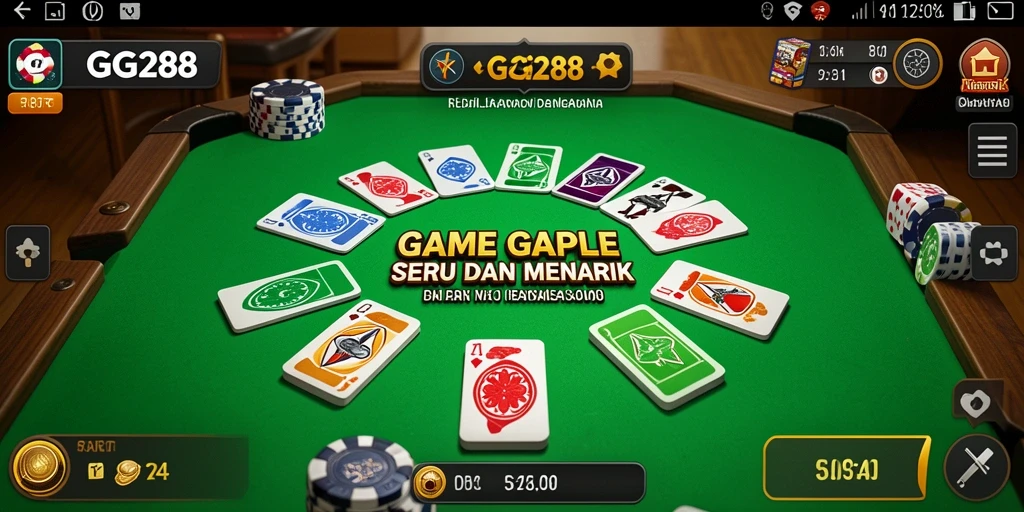 Tampilan gameplay seru dan interaktif dalam GG288.