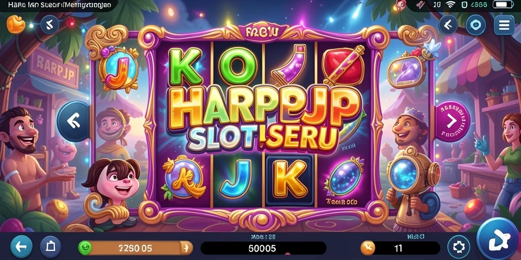 Tampilan gameplay Slot yang mendebarkan di HARAPJP.