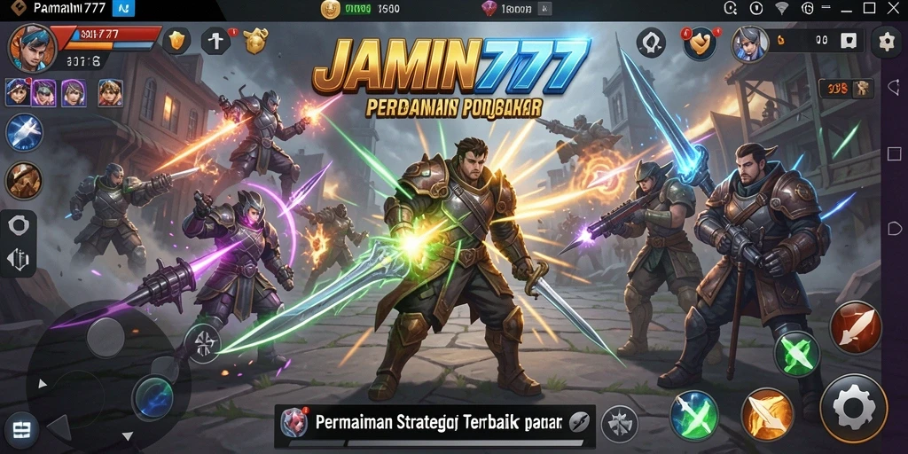 Tampilan gameplay menegangkan dari JAMIN777 yang penuh strategi.