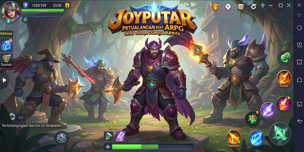 Gameplay mendebarkan di dunia fantasi JOYPUTAR.
