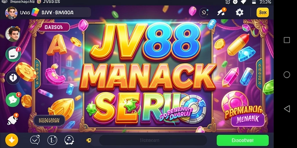 Tampilan gameplay JV88 yang menawan dan penuh warna.