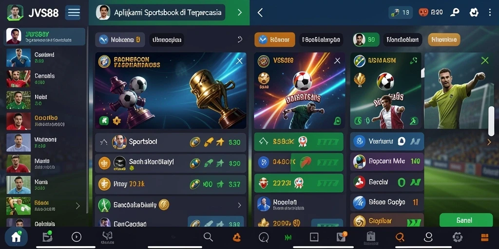 Tampilan gameplay JVS88 yang menarik dan interaktif, siap taruhan olahraga.