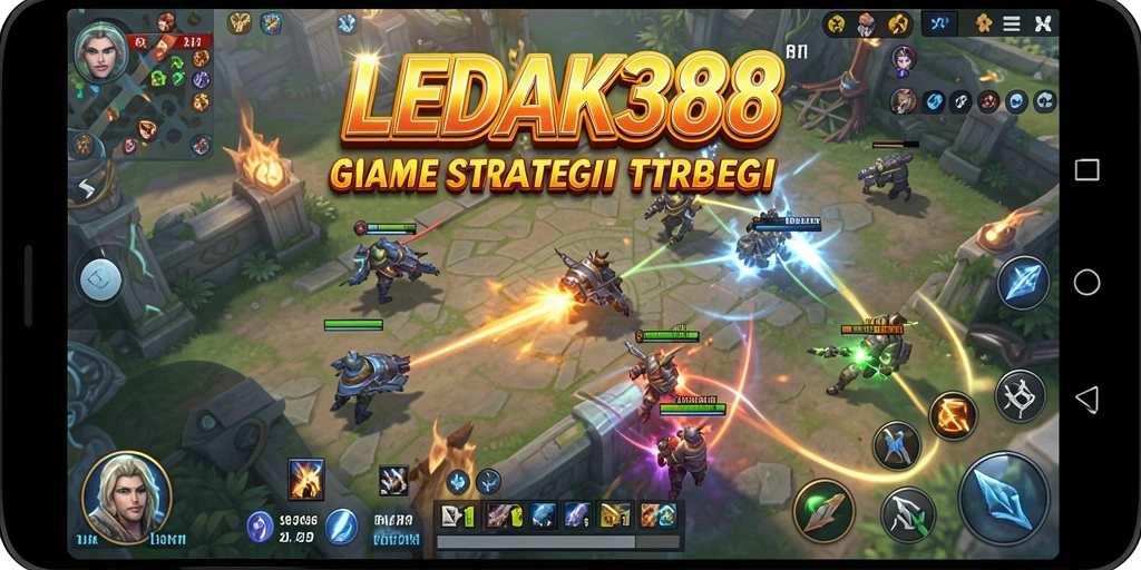 Tampak gameplay menegangkan dari LEDAK388 dengan strategi yang mendalam.