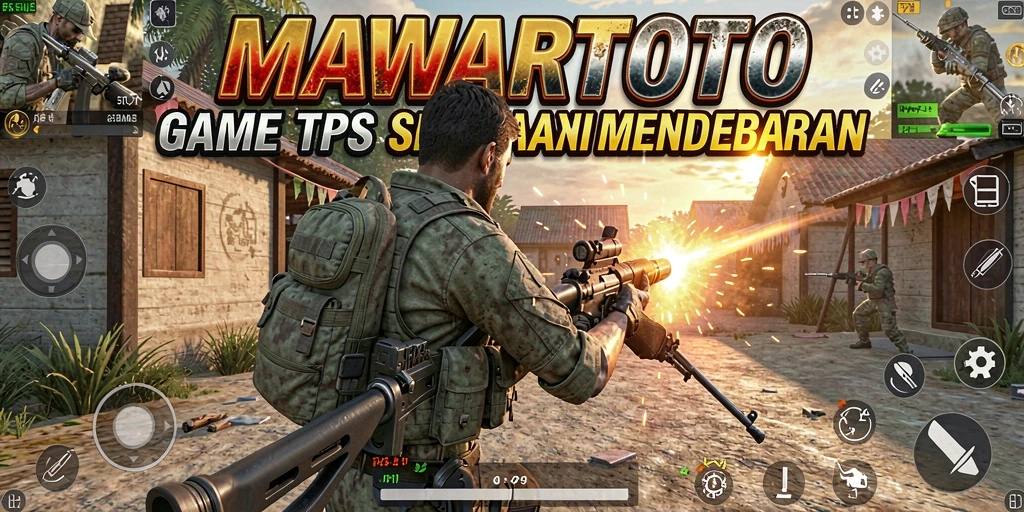 Screenshot gameplay MAWARTOTO menampilkan aksi seru di medan perang.