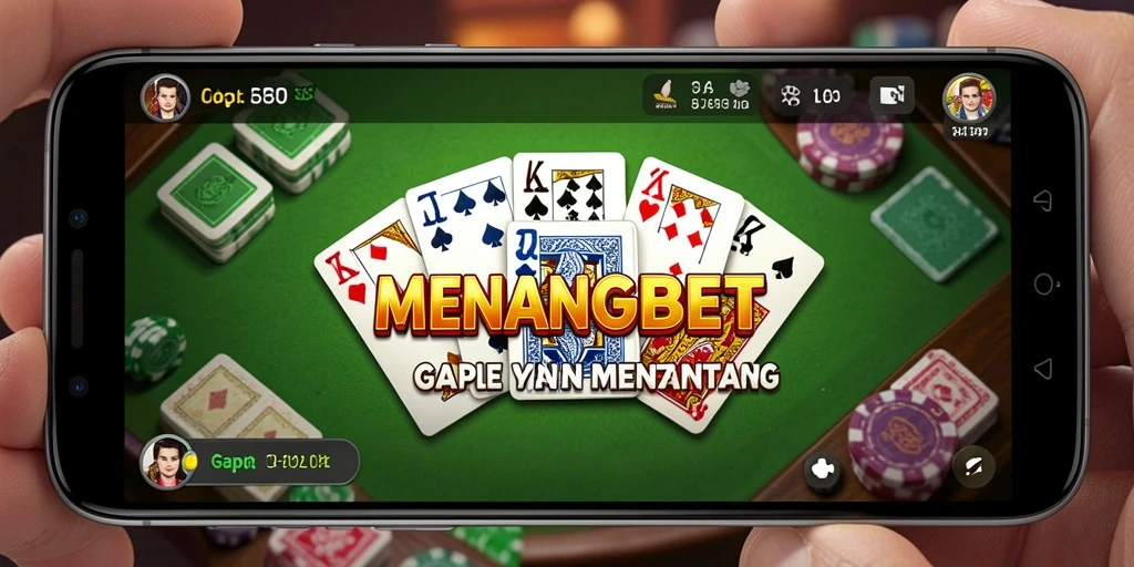 Tampilan gameplay MENANGBET yang seru dan interaktif di Gaple.