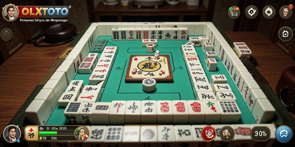 Tampilan gameplay Mahjong yang seru dan menarik di OLXTOTO.