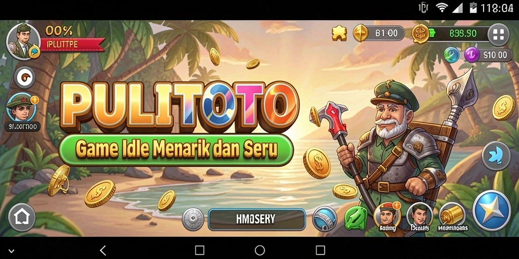 Gameplay PULITOTO yang mengasyikkan dan penuh warna.