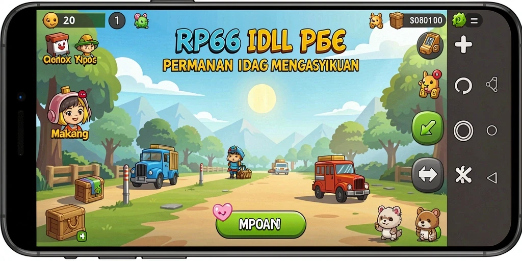 Tampilan menarik dari gameplay RP66 yang mengedepankan elemen Idle.