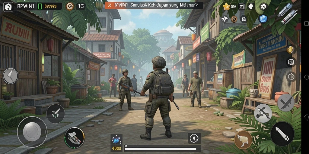 Tampilan gameplay RPWIN1 yang menarik dan interaktif.