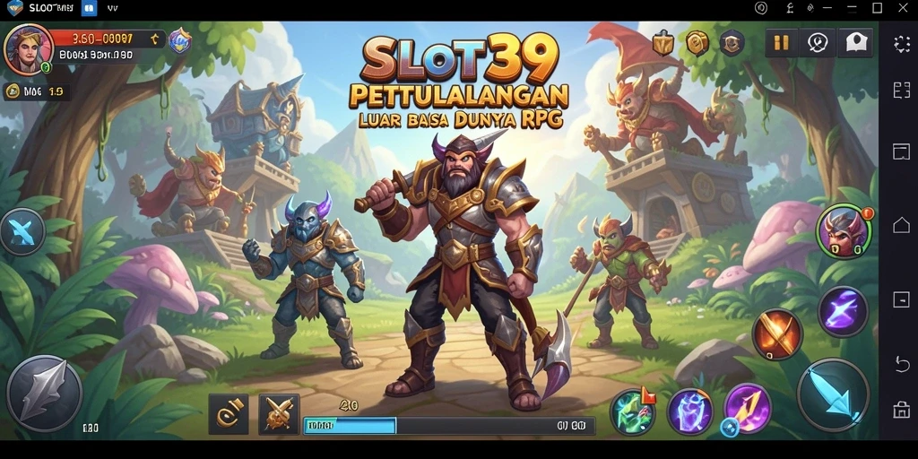 Tampilan menakjubkan dari gameplay RPG dalam SLOT39.