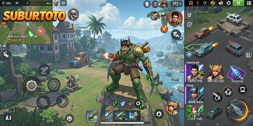 Screenshot SUBURTOTO yang menunjukkan antarmuka pengguna yang efisien.
