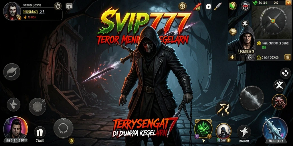 Screenshot gameplay SVIP777 yang menampilkan kegelapan dan ketakutan.