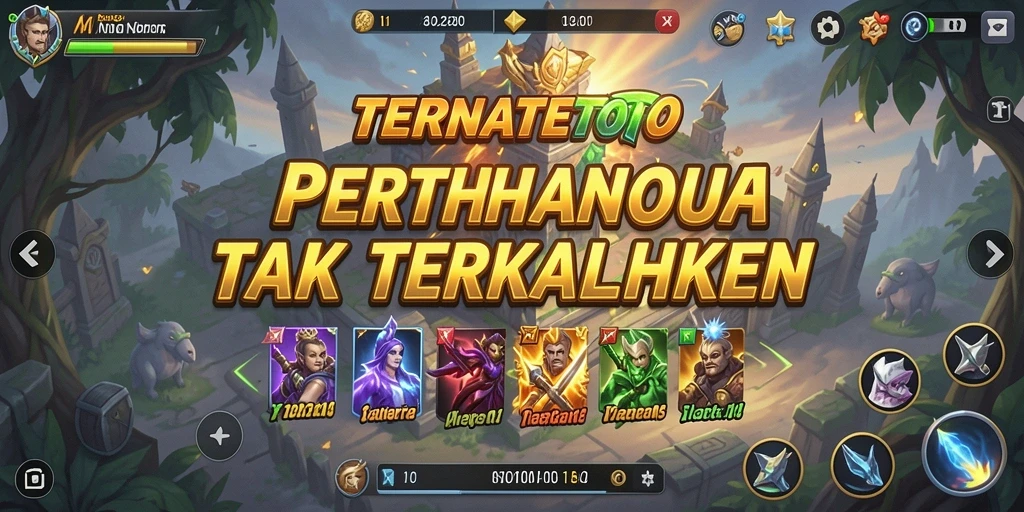 Gameplay TERNATETOTO yang mendebarkan dalam pertahanan menara.